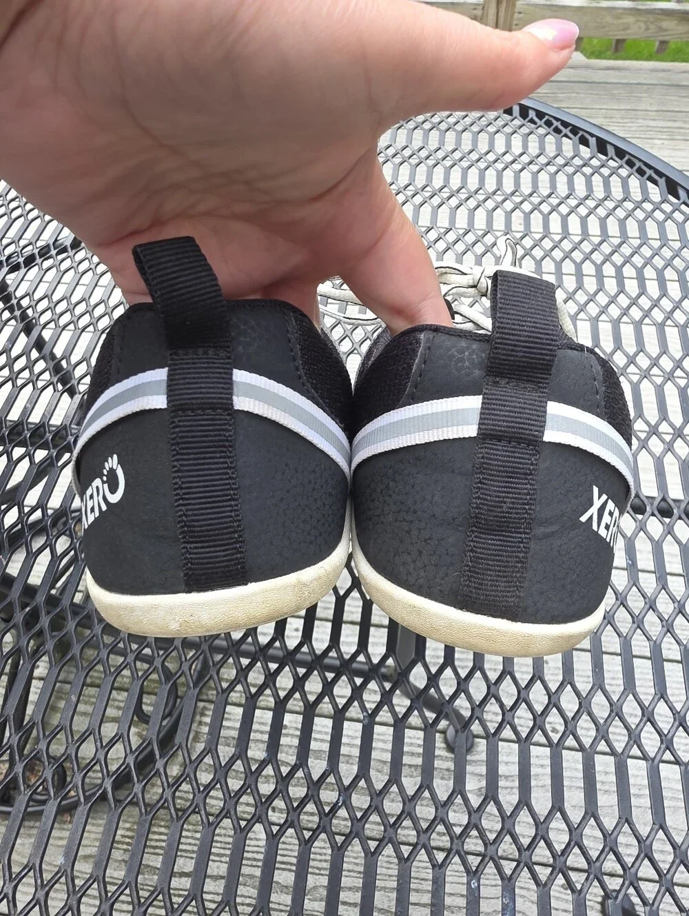 Women's Gently Used Prio Xero Black And White Shoes